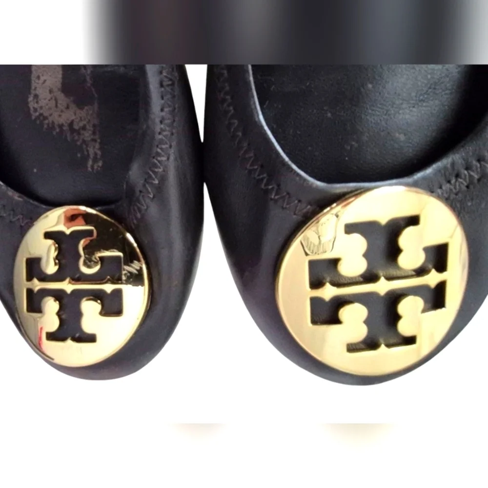 Tory Burch Black Ballet Flats
